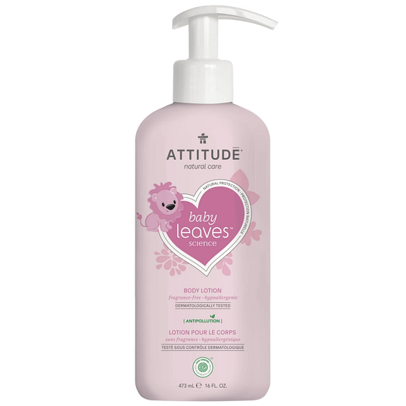ATTITUDE Baby Leaves Body Lotion Fragrance Free